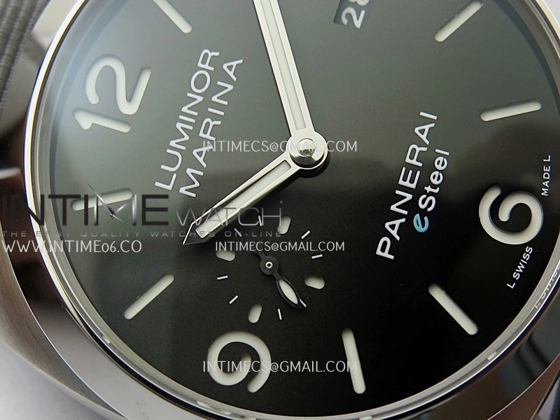 PAM1358 44mm VSF 1:1 Best Edition Black Dial On Gray Nylon Strap P.9010 Super Clone